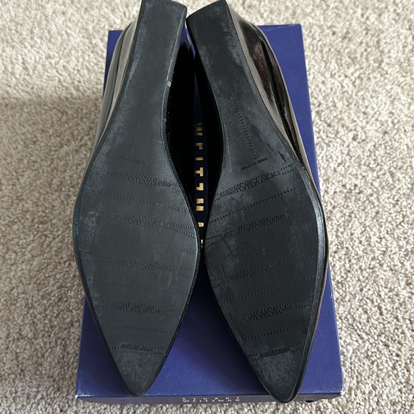Stuart Weitzman Kitten Wedge Heel 7.5 - Picture 7 of 7